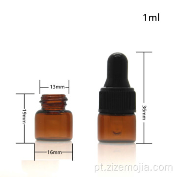 5ml Pequeno garrafa de vidro girotor de óleo essencial